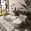 Canapé modulaire en velours Acanva-1025187106