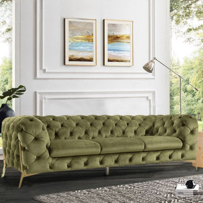 American-style Light Luxury Fabric Sofa