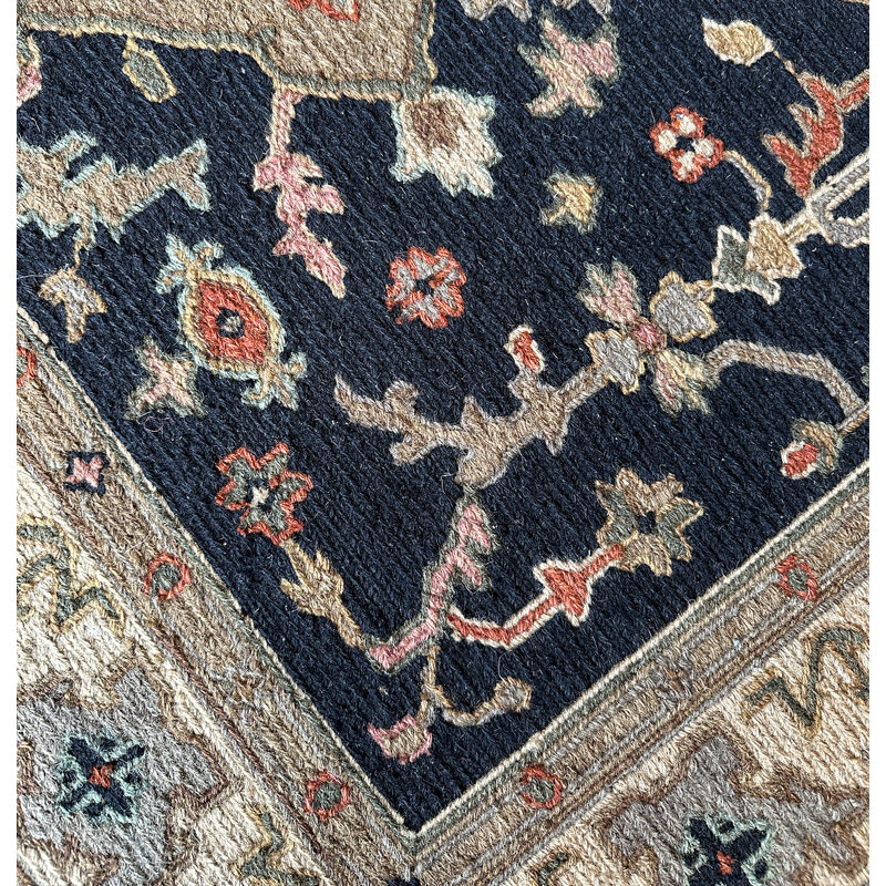 KAZAK 9 BLACK, Rectangle 4' x 6'