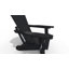 Chaise Adirondack pliante en PEHD brun avec repose-pieds rétractable et porte-gobelet-623316282