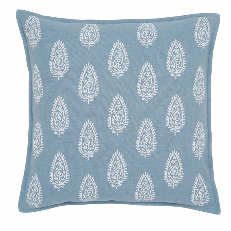 Ida Floral Blue Square Boudoir / Breakfast Cushion