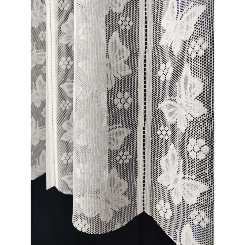 Annelisa Lace Curtain Single Panel, 183cm Width x 61cm Drop