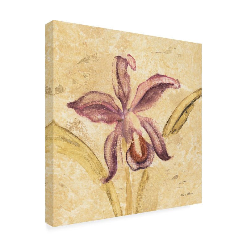 Art sur toile «bolivi Cheri Blum Petite Orchid IV», H 14 po x l 14 po