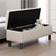 Banc de rangement avec repose-pieds Furniliving-573638024