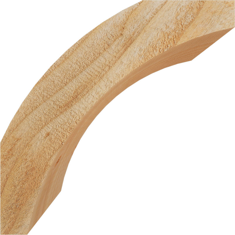 Genouillère Thorton, Sapin Douglas de 4 po (sciage brut), 8 po X P 8 po H
