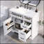 Meuble-lavabo de 36 po avec lavabo et tiroirs escamotables-119906303