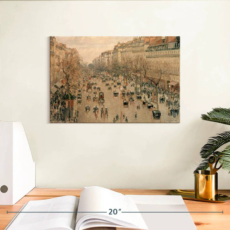 Sirci Boulevard Montmartre à Paris, H 8 po x l 12 po