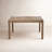 Icacos Riven Oak Wood Square Side Table