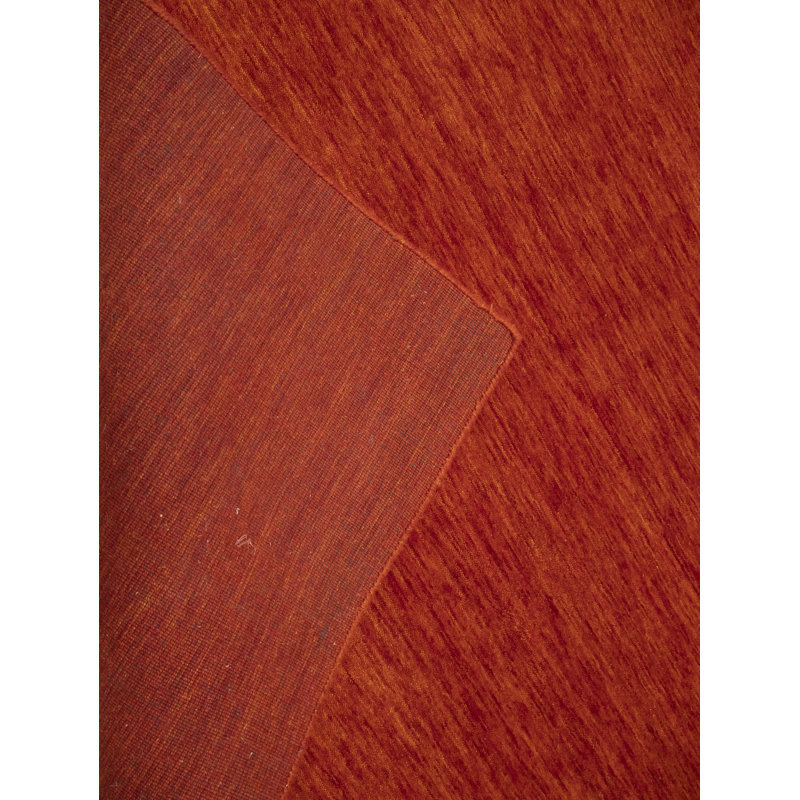 Tapis Gabbeh tissé à la main sans perte, 100% laine, de couleur unie, résistant à la décoloration et aux taches, durable