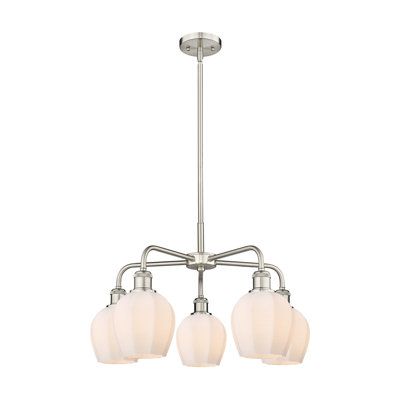 Lustre suspendu 5 lumières 24 po Krumholz