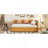 Upholstered Daybed With Trundle Twin Size Sofa Bed Frame No Box Spring Needed, Linen Fabric