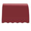 Auvent fixe en tissu acrylique Awann Savannah-110951055-110951101