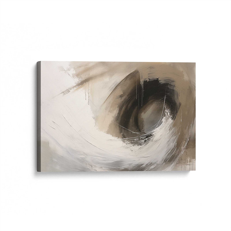 Impression sur toile Taupe tornade, H 12 po x l 18 po x P 1,25 po, Toile tendue