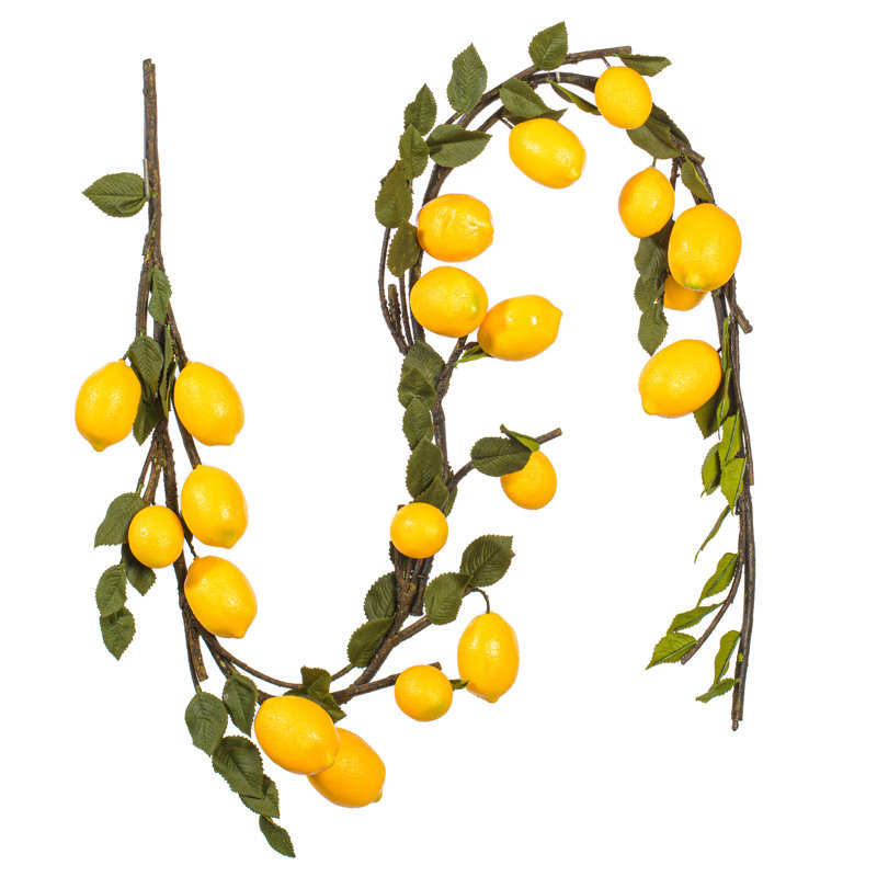 60'' in. Faux Lemon Garland