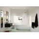 Venus 34 in. x 66.75 in. Frameless Arched Single Fixed Bath Panel