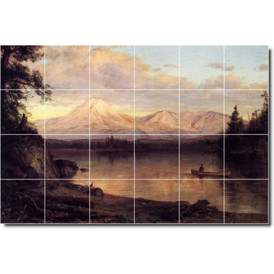 36" x 24" Ceramic Painting Decorative Mural Tile 6" x 6"