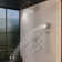 Revitalize 3-Function 12 Inch Ceiling Mount Rainfall Thermostatic Shower System with 6 Body Jets