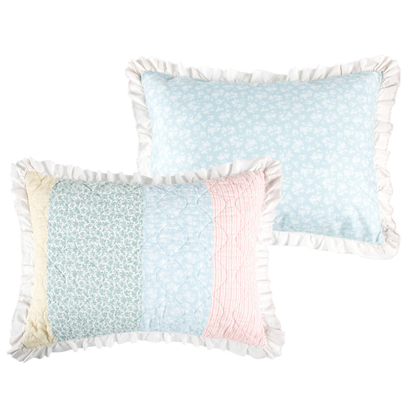 Greenland Home Fasions Tessie Pastel King Sham, 20x36, King