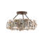Oyster Shell 3 - Light Semi Flush Mount