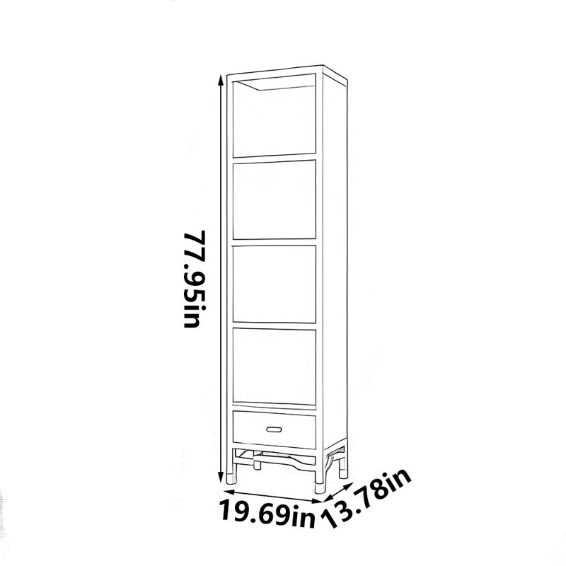 Classic unique style bookcase