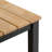 Rectangular Metal Outdoor Dining Table With Umbrella Hole , 59'' in. W 35.5'' in. D