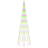 Christmas Tree on Flagpole Lighted Display