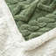Couverture en molleton vert Sherpa-119457224-119457223