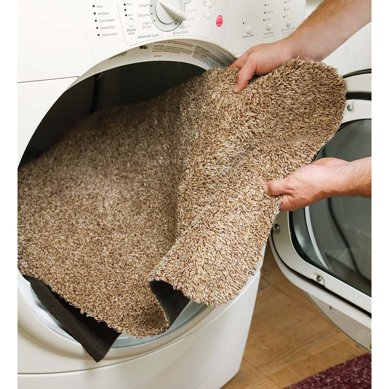 Mud 29 in. x 19 in. Non-Slip Indoor Only Door Mat, Taupe