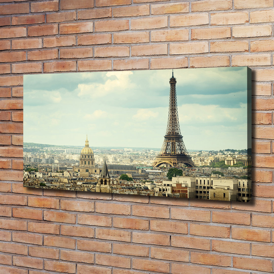 Eiffel Tower Paris - Wrapped Canvas Print