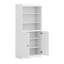 Bibliothèque à 6 tablettes en bois massif Palace Imports-1275445222