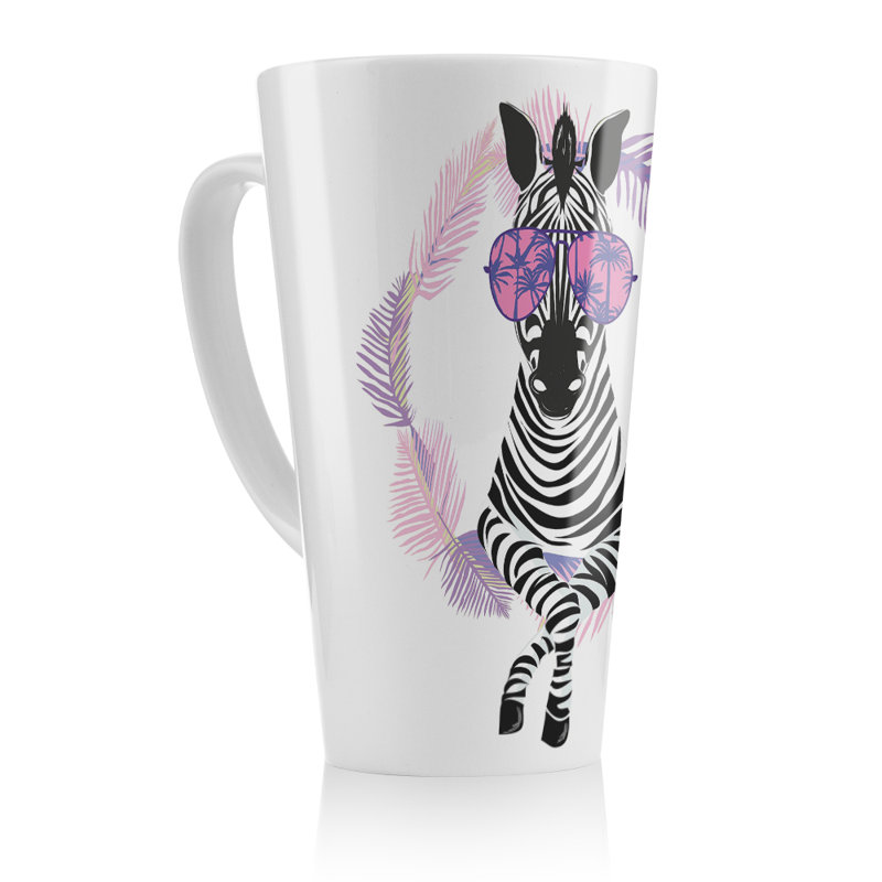 Zebra Latte Mug