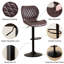 Tabouret de bar pivotant à hauteur réglable-1240423483-1240423487