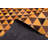 Cowhide Patchwork Orange Rug 8'0" x 10'0"