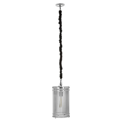 Ricka 1 - Light Silver Lantern Pendant