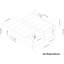Repose-pieds de rangement pour table basse Ellis-141037409