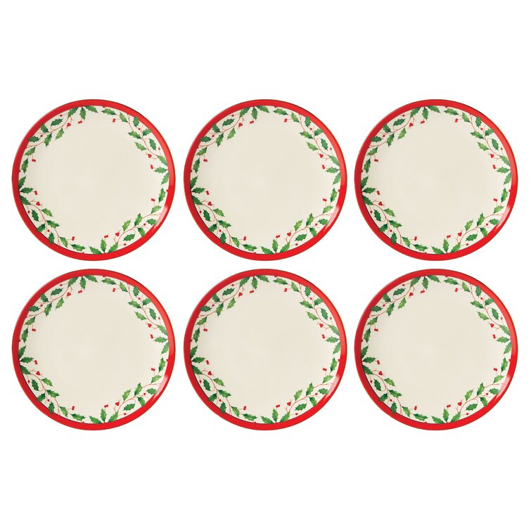 Lenox Holiday 6-Piece Accent Plate Set
