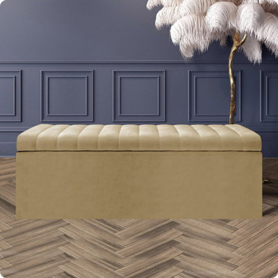  Fußhocker mit Stauraum