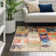 Washable Abstract Indoor Rug