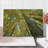 Ambesonne Scenery Cutting Board Large Size Aspen Trees in Forest Yellow