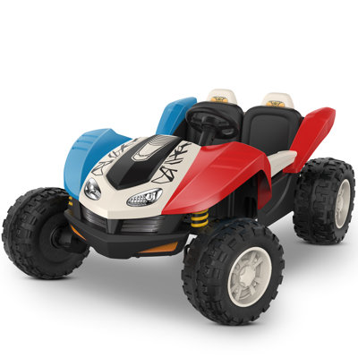 DEARAUTO 24v 4wd Ride On Toy Car, 2-seater Ride On Utv, Electric Ride On Ladybug Car For Kids W/ Remote Control, Eva Tires, Four Wheel Suspension, 4x7