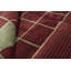 Himalayan Wool Geometric Area Rug in Rust