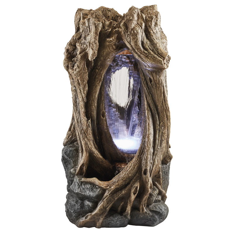 Dawesville Weather Resistant Waterfall Fountain with Light