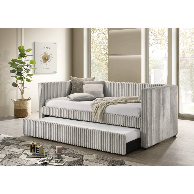 Lit de jour Cody gris, Grey