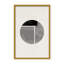 Abstract Minimalist Round by  - Picture Frame Painting on Paper-131292178-131292180-131292190