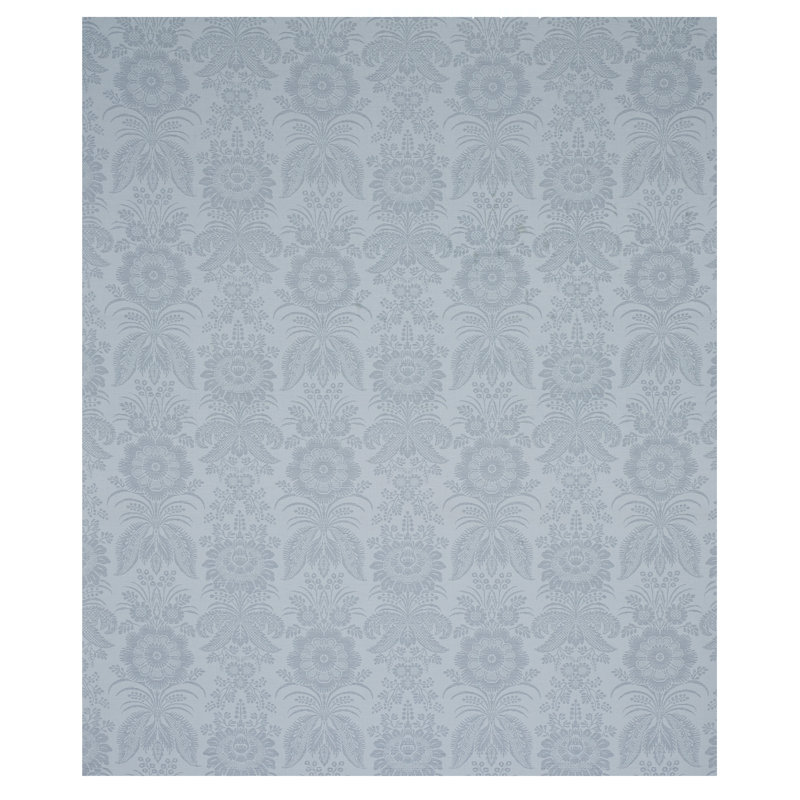 Greta Damask Fabric, Blue