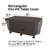 Arlmont & Co. Khalil 38 in. W x 56 in. D Fire Pit Cover