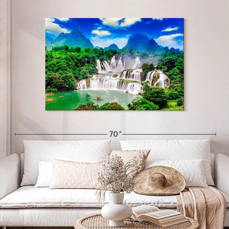 Alvord Chinese Waterfall, 32" H x 48" W