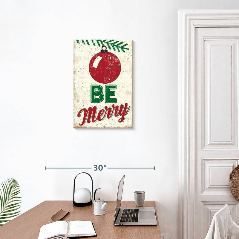 Be Merry, 24" H x 16" W