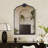 Lindon Arched Iron Wall Mirror-147332775-147332774