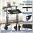 Mobile Height-Adjustable Standing Laptop Table with Tiltable Tabletop-2021165901